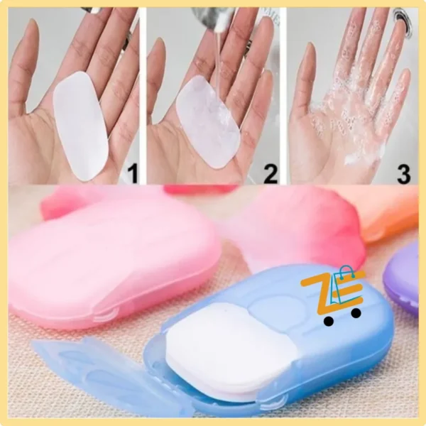 Portable Travel Soap Paper – Compact & Mess-Free Cleaning