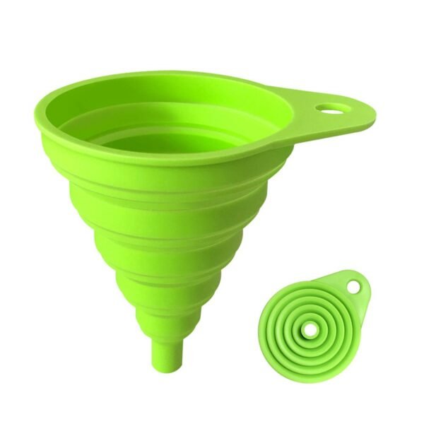 Collapsible Silicone Funnel – Space-Saving & Heat-Resistant