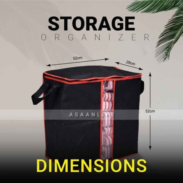 black storage box