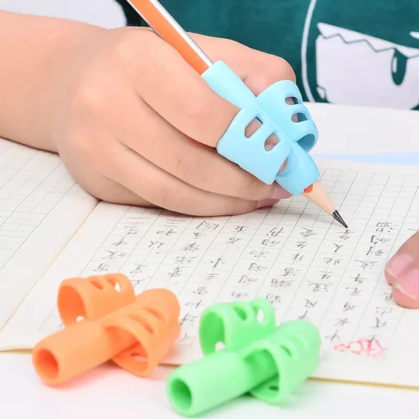 Ergonomic Silicone Pencil Holder – Writing Aid for Kids & Adults