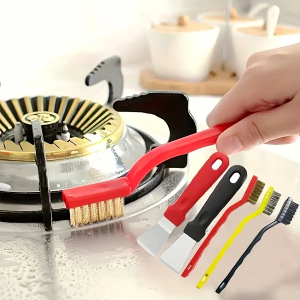 3-Piece Gas Stove Cleaning Brush Set – Durable & Effective