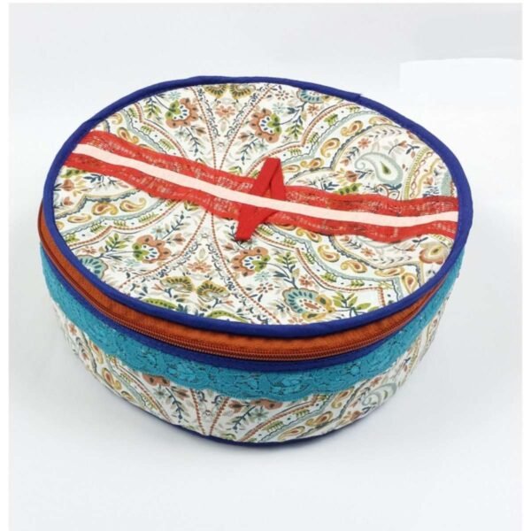 Insulated Cotton Zip Roti Box – Keep Roti Fresh & Warm - Image 2