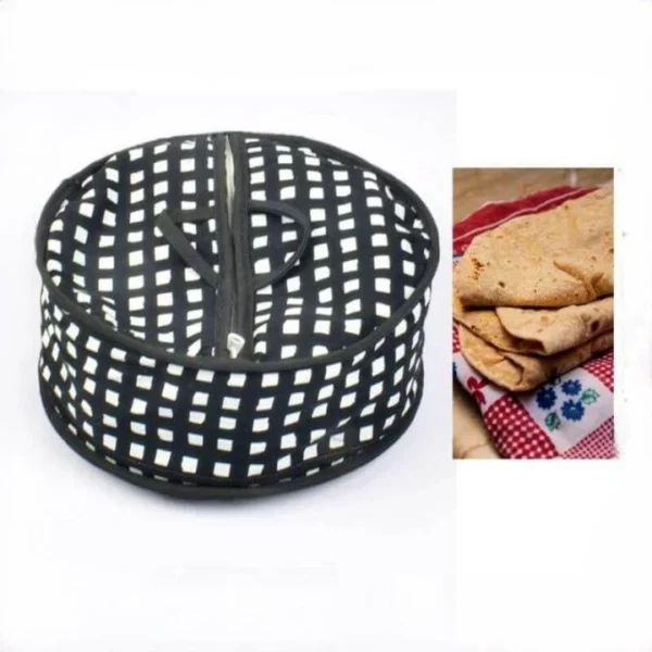 Insulated Cotton Zip Roti Box – Keep Roti Fresh & Warm