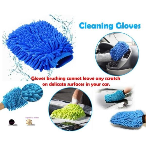 Ultra-Soft Microfiber Car Wash Glove for Scratch-Free Cleaning