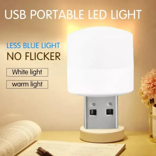 Mini USB LED Bulb – Portable, Energy-Efficient Light