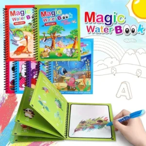 Magic Water Doodle Book – Reusable Mess-Free Coloring Fun