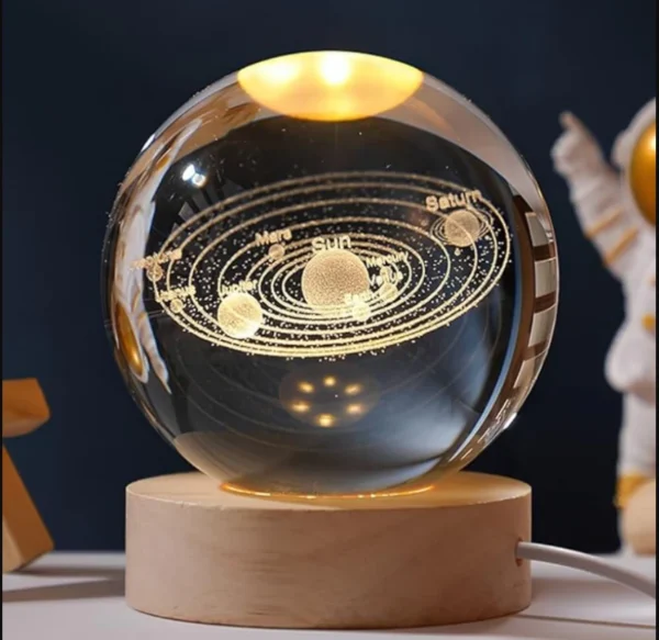 Stunning Universe-Inspired LED Ball Lamp – Cosmic Glow