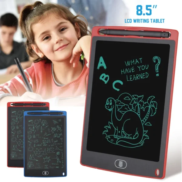8.5 Inch LCD Writing Tablet for Kids - Reusable & Fun