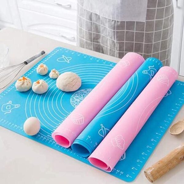 Non-Stick Silicone Dough Kneading & Baking Mat – Heatproof - Image 3