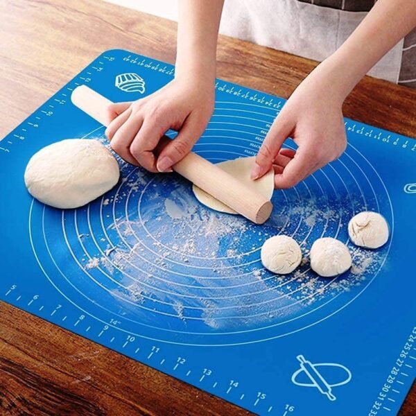 Non-Stick Silicone Dough Kneading & Baking Mat – Heatproof